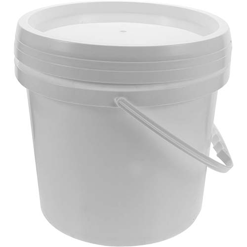 White Plain Plastic Buckets